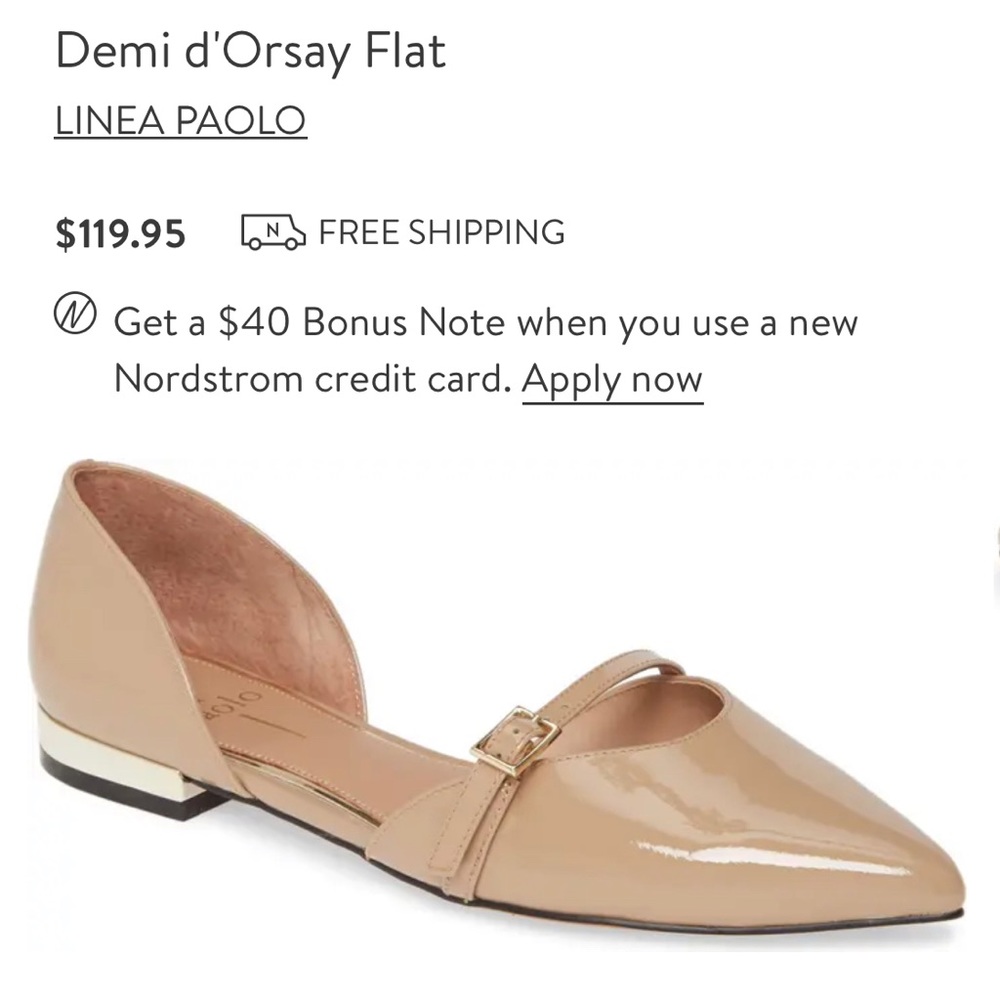 Make offer - Beautiful Linea Paolo pointy flats